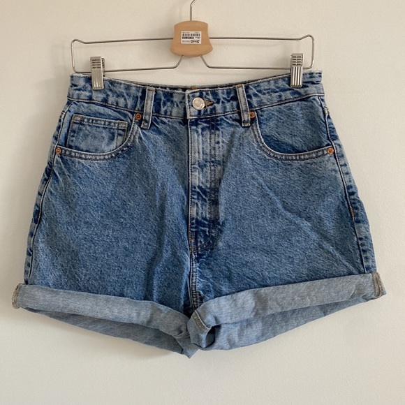 Zara High-waisted Jean Shorts - Picture 2 of 4